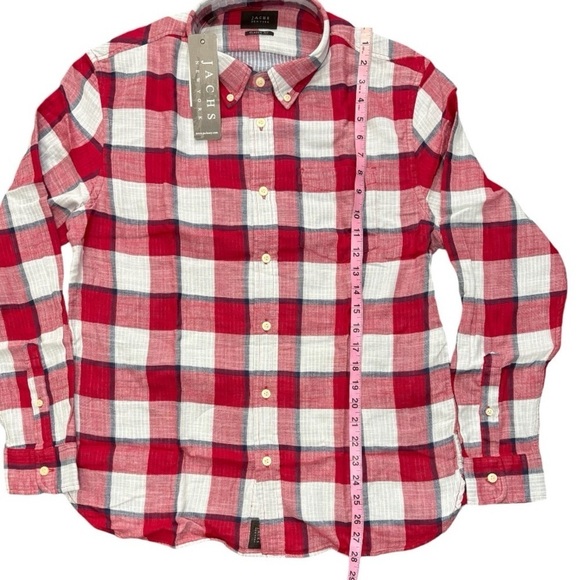 Jachs New York Plaid long sleeve shirt size medium - Picture 7 of 12